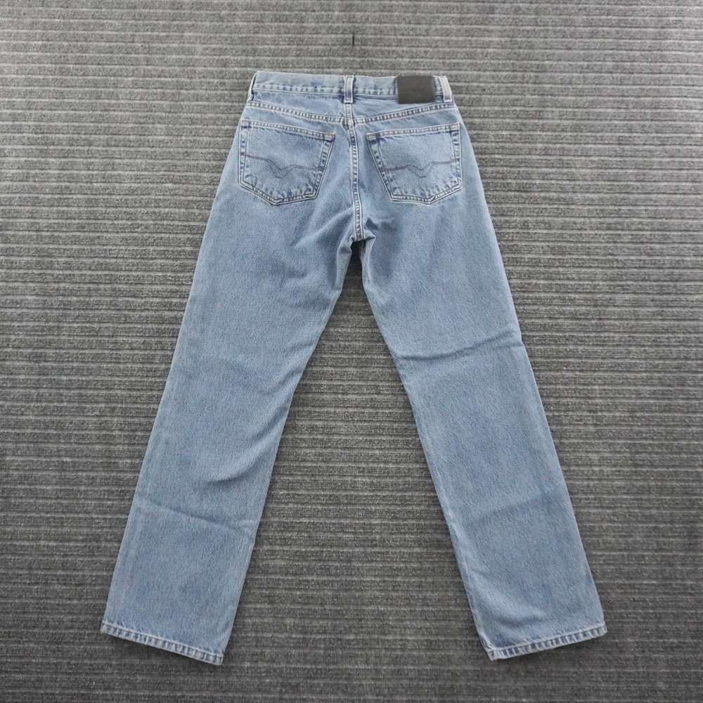 Vintage Harley Davidson Boot Cut Jeans Mens 30x32 Blue Light Wash Denim